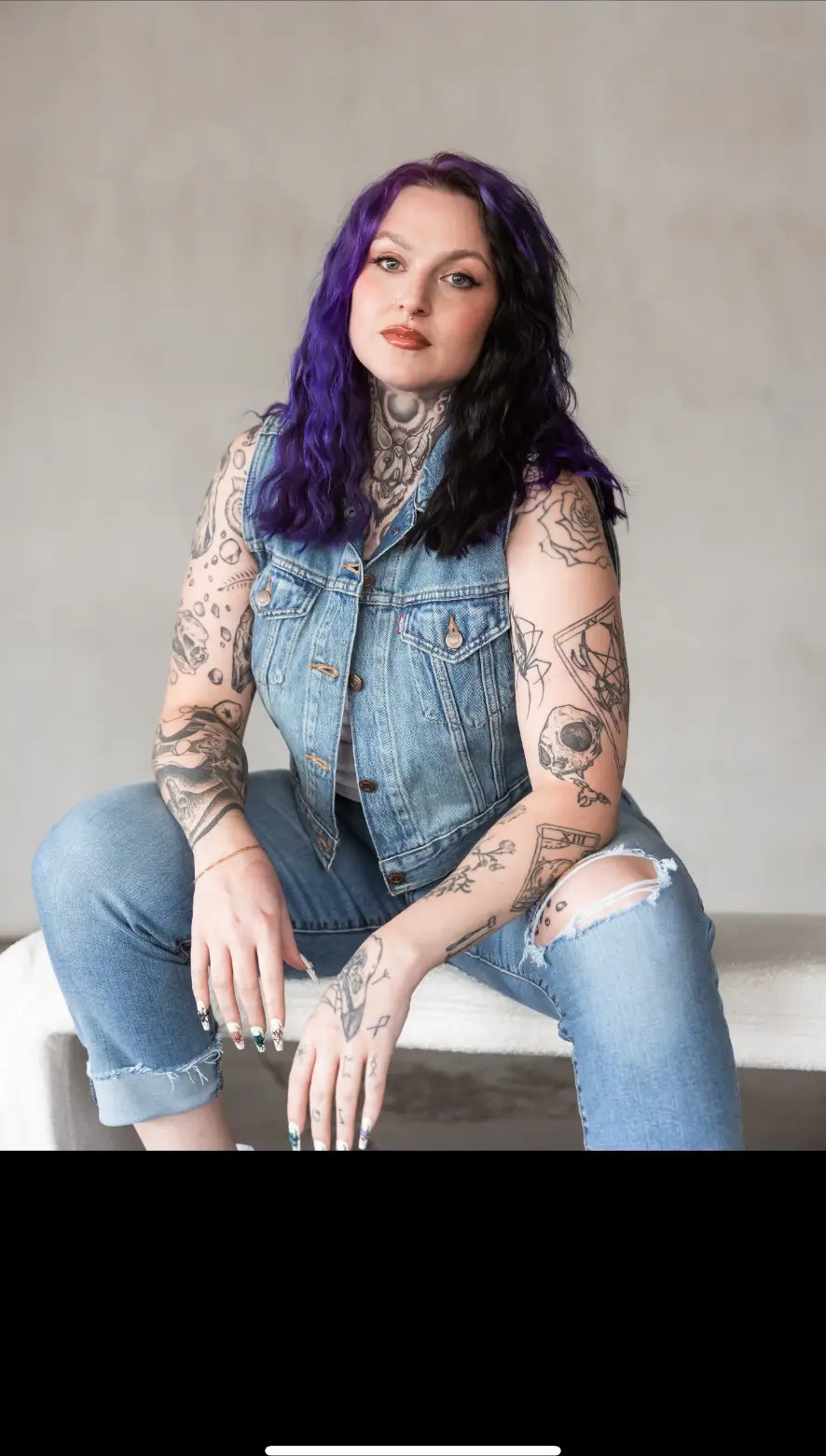 Sara, stylist at Blur. Salon + Extension Bar in Oklahoma City
