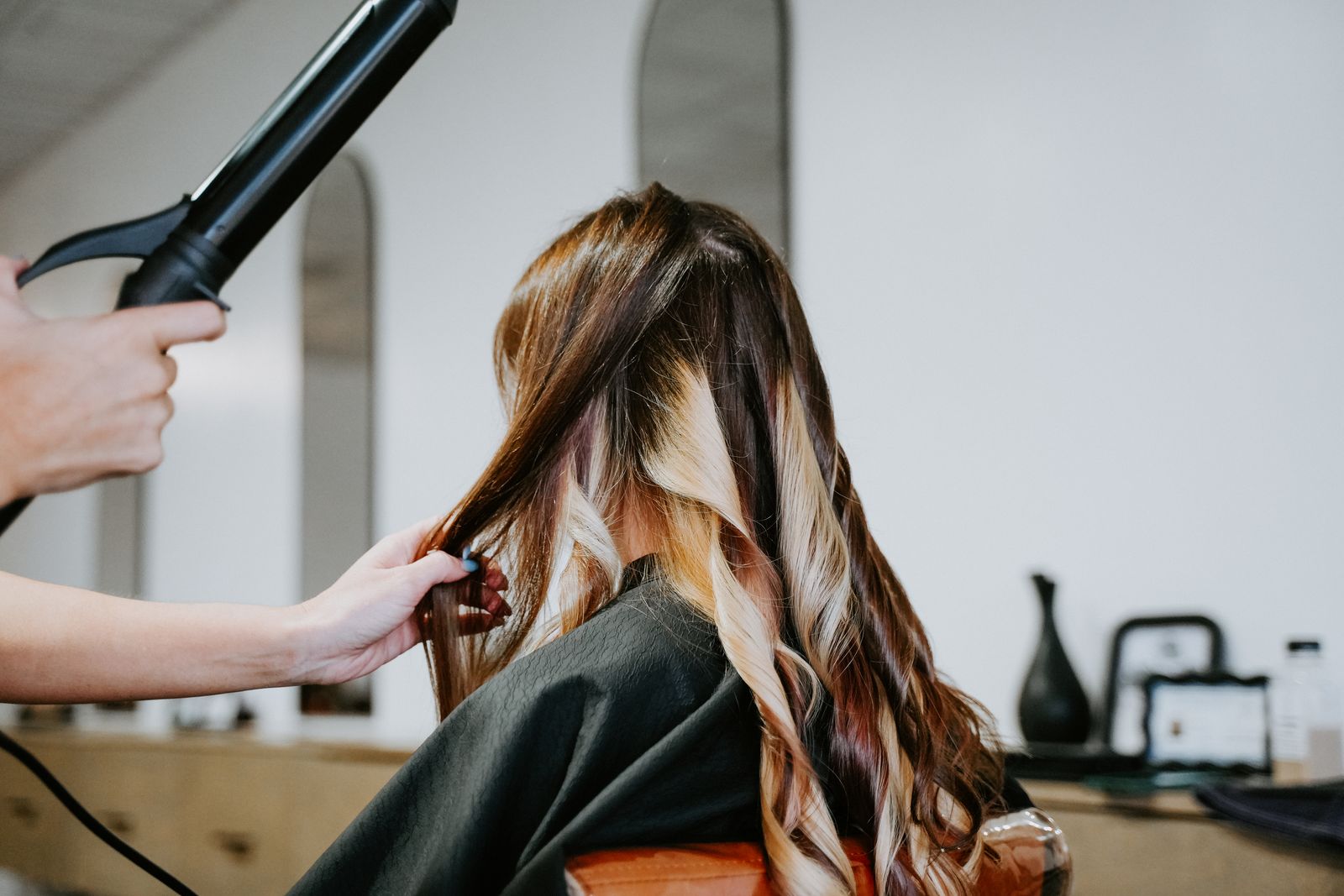 Blowout styling at Blur. Salon in Oklahoma City